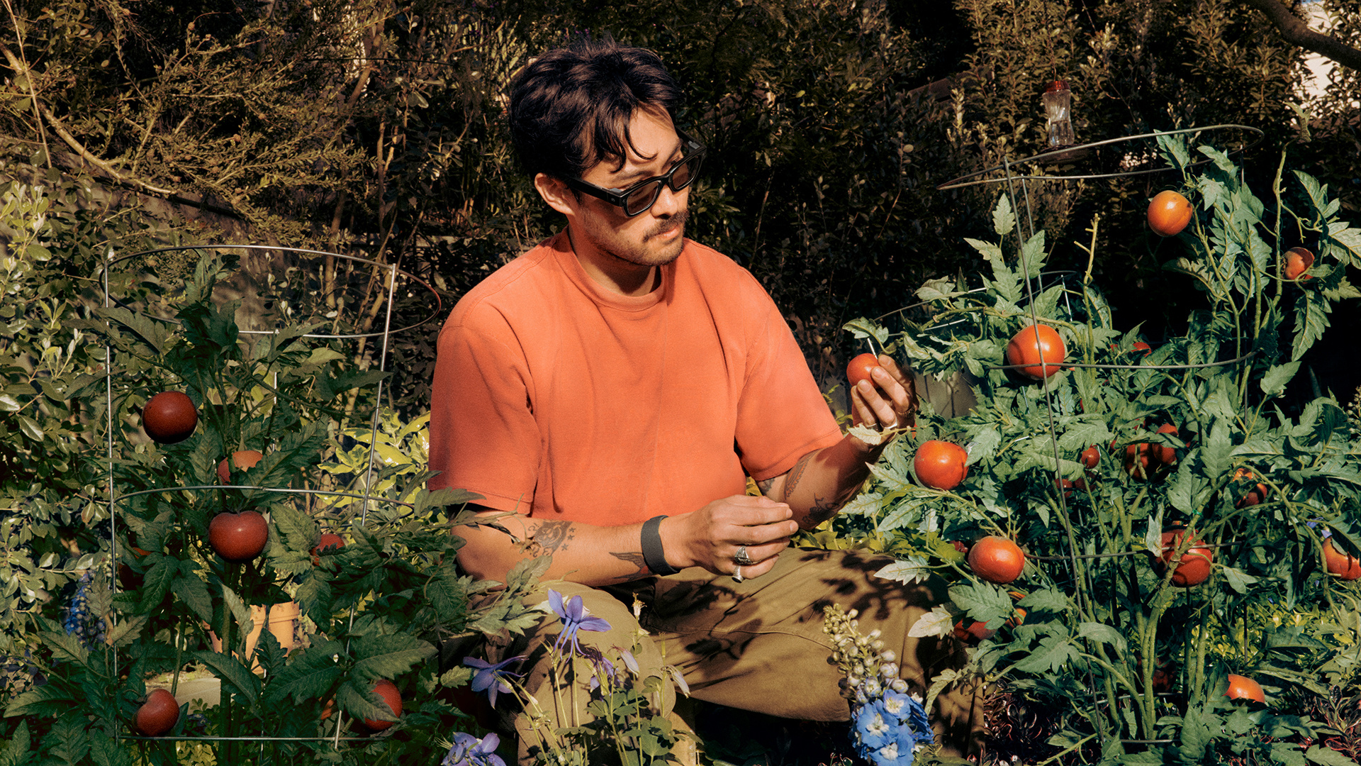 Meta Ray-Ban Display — In the garden
